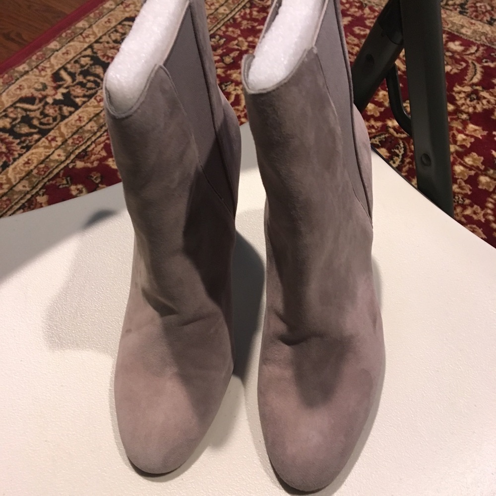 Grey Suede Boot
